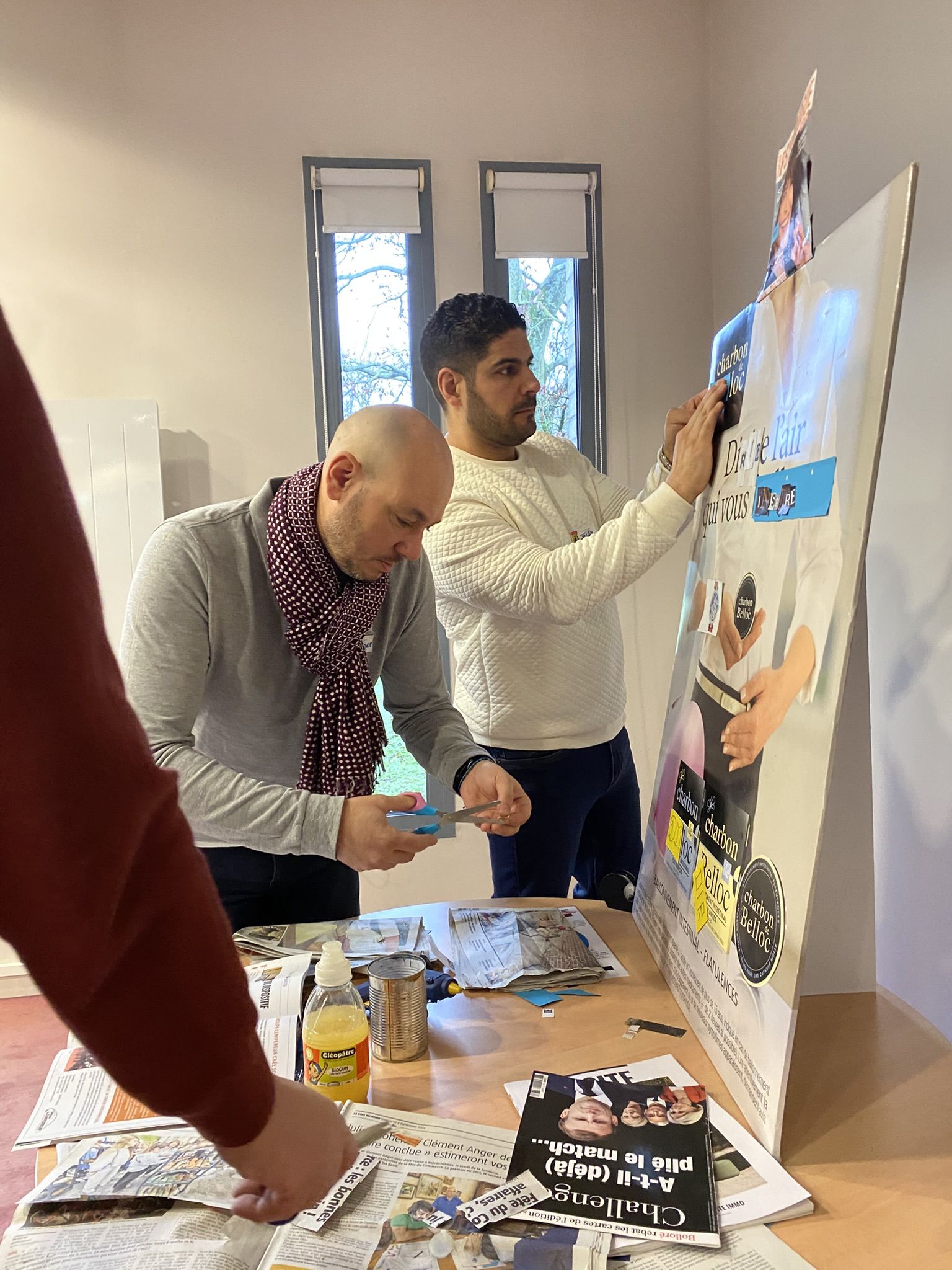 Atelier créatif pour renforcer l'esprit d'équipe